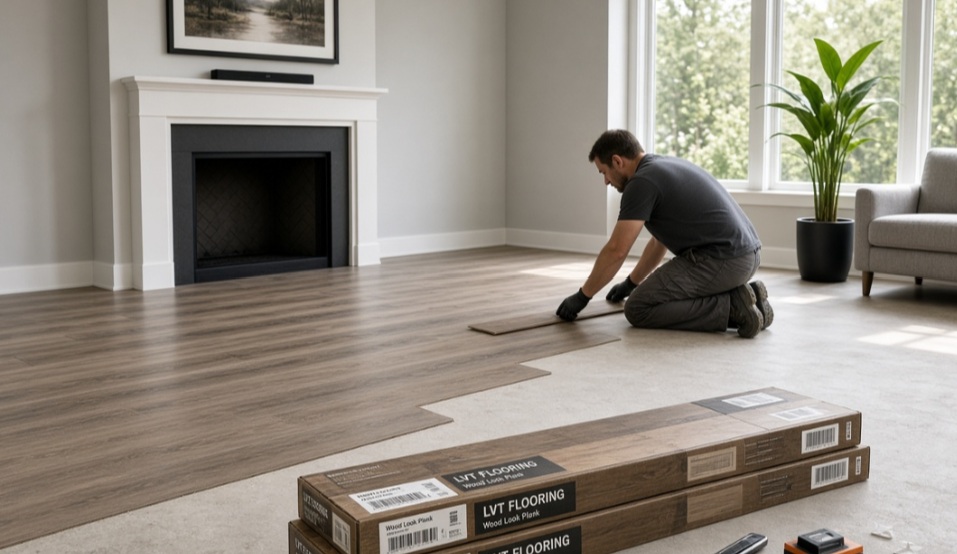 LVT Flooring market size research report from MTW Research for glue down LVT, Loose Lay LVT, Click LVT market size by value and volume in 2026 with forecasts to 2031